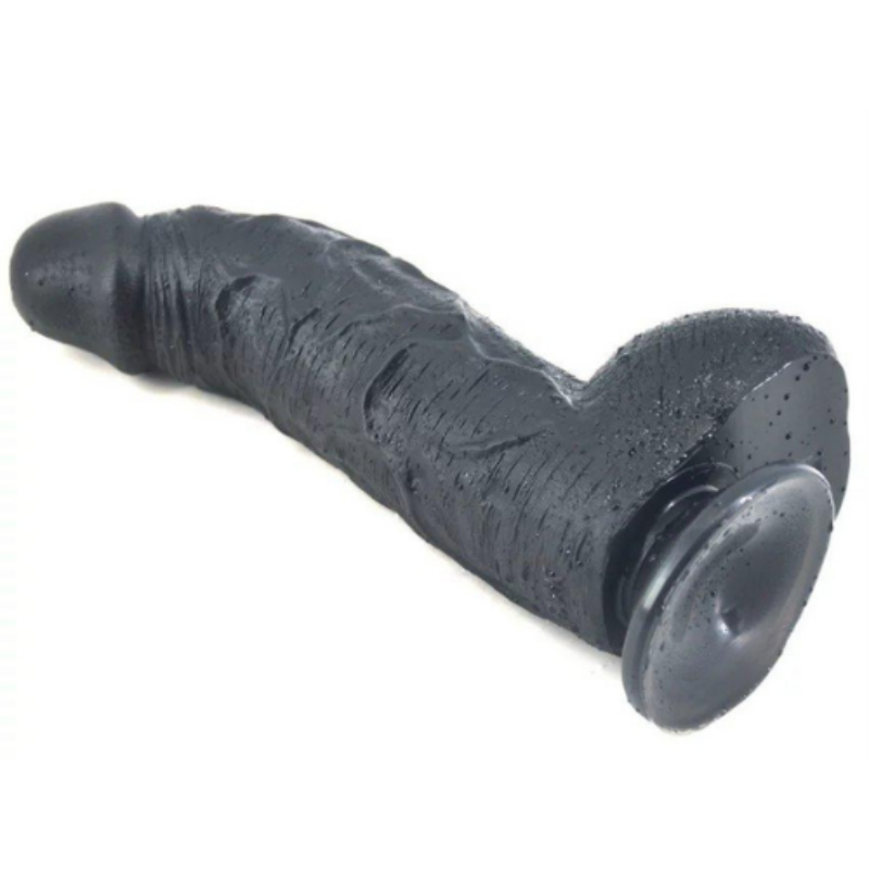 Gode ventouse noir réaliste