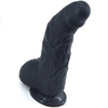 Godemichet black ventouse