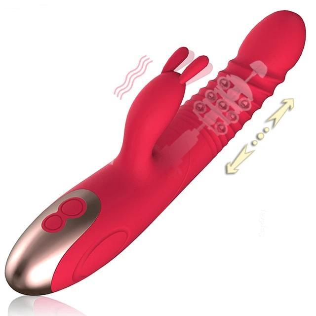 Vibromasseur Lapin Rouge